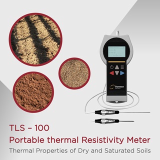 Thermal Properties of Dry and Saturated Soils using the TLS – 100 Portable thermal Resistivity Meter